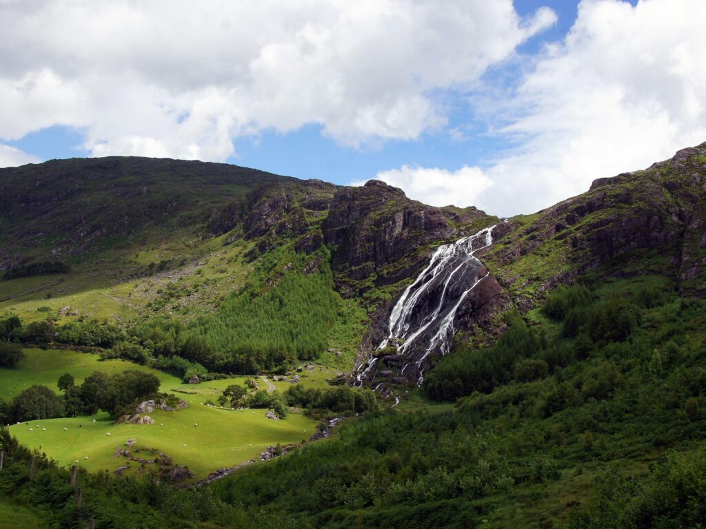 gleninchaquin waterfall 1