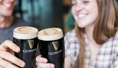 Pinte di Guinness servite in cima al Guinness Storehouse