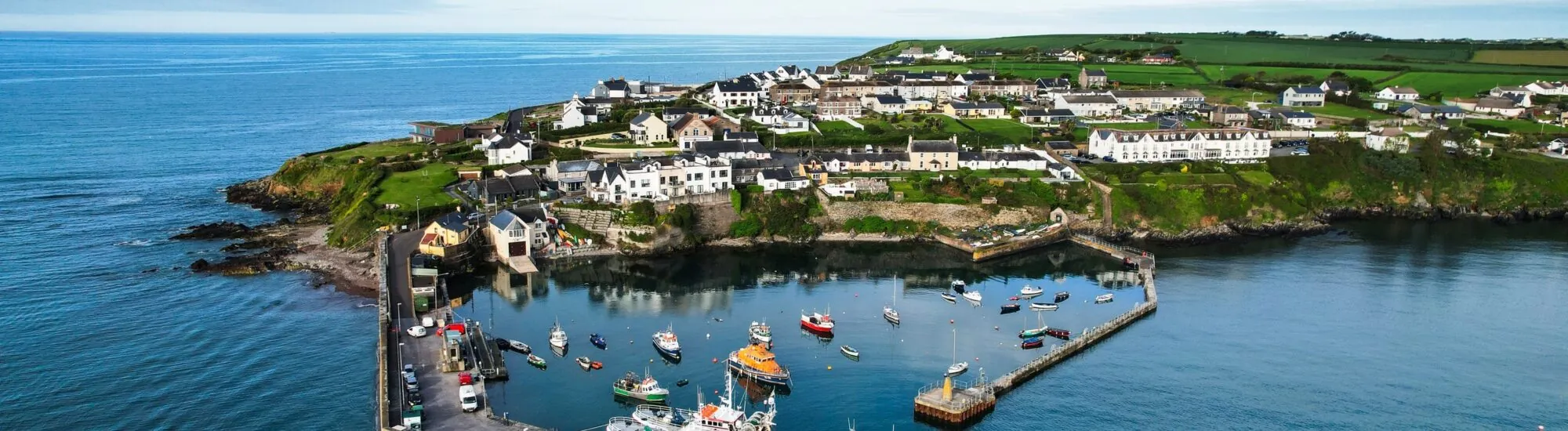 Vue aérienne sur Ballycotton - © D. Ribeiro