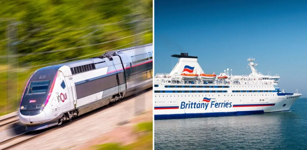 Il combinato treno-traghetto dalla Francia