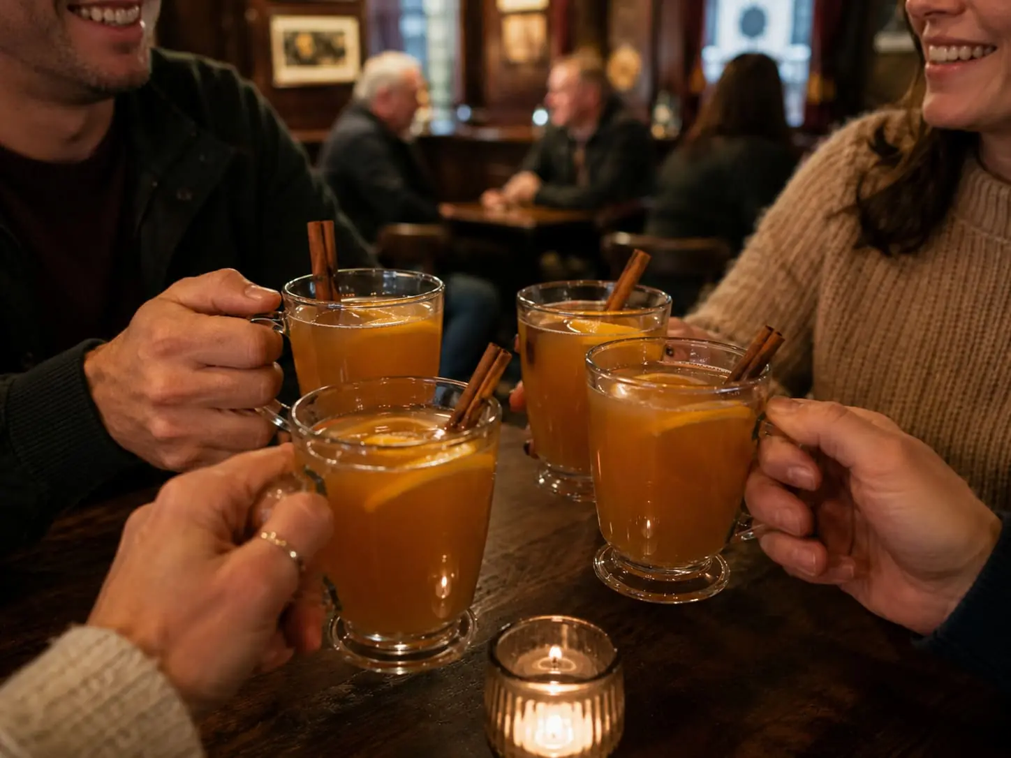 Il hot apple cider o sidro caldo irlandese