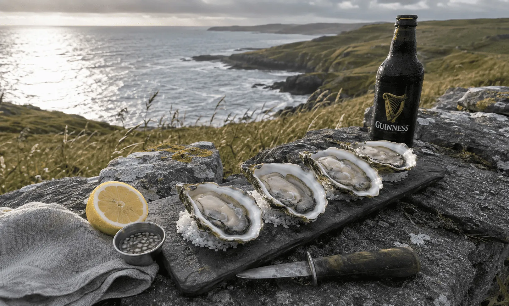 Le ostriche alla Guinness