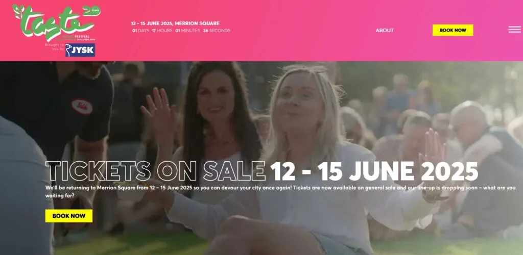 Taste of Dublin 2025: il festival gastronomico da non perdere!