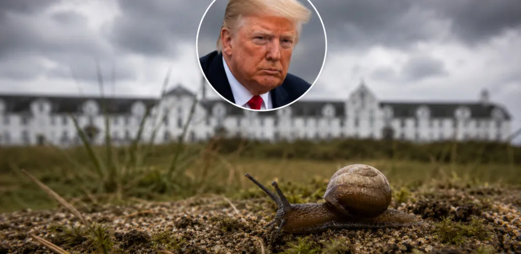 In Irlanda, una chiocciola di 2 mm ostacola i progetti di Donald Trump