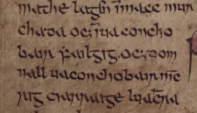 Annales d'Inisfallen, folio 34r – Bodleian Libraries, University of Oxford / Wikimedia Commons – Domaine public