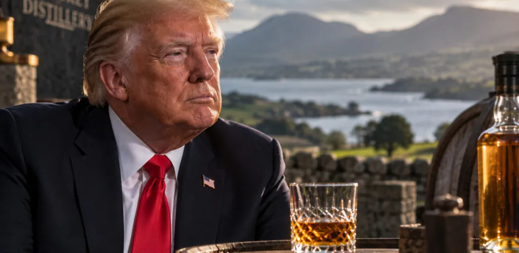 Donald Trump promette di abolire i dazi sul whiskey irlandese