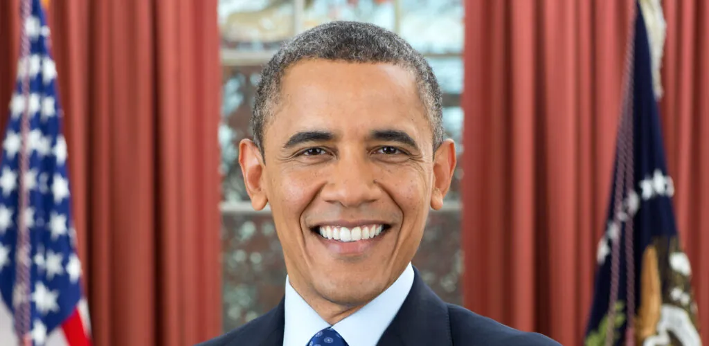 Portrait officiel de Barack Obama dans le Bureau ovale, photographié par Pete Souza en décembre 2012