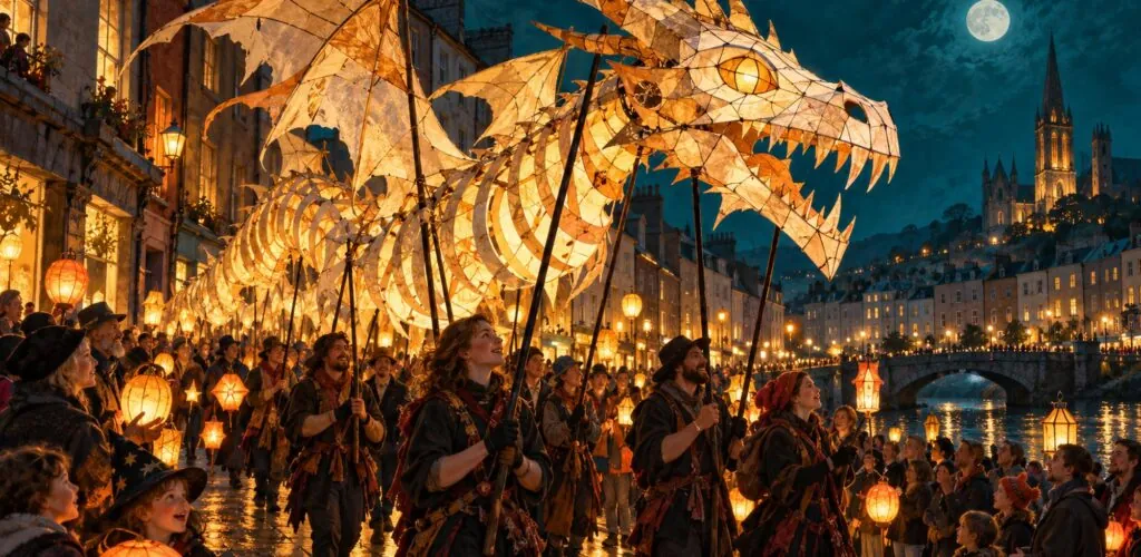 Un drago di undici metri attraverserà Cork per Halloween